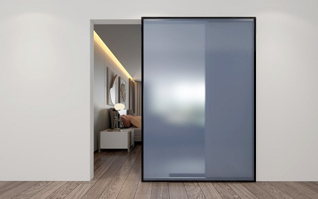 Invisible sliding door system